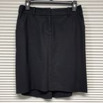 BCBGMAXAZRIA Black Wool Fish Tail Pencil Skirt Size 2 Photo 0