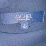 Rachel Roy Blue Pull On High Waisted Belted Paperbag Pants size 6 Photo 3