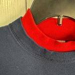 Gopher Sport apple teacher double collar sweatshirt size XL Blue Photo 1