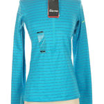 Nike Pro Aqua Striped Half-Zip Top Photo 0