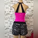 Lululemon athletica Black and Gray Patterned Athletic Shorts Photo 6
