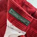 Ralph Lauren VTG Jeans Co Sz 6 Pants Straight Leg Red Corduroy Women’s Mid Rise Photo 6