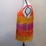 Charlie Paige  One Size sunset colorful sequined blouse Photo 4