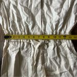 Universal Threads Universal Thread Womens Short Sleeve Ivory Linen Blend Jumpsuit Size 4 NWT Photo 4