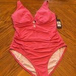 Tommy Hilfiger Women's One Piece Keyhole Ring Detail Swimsuit nwt size 18 Photo 5