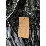 NWT Mandalay Gunmetal Embellished Fringe Cocktail Evening Dress Womens Size 12 Silver Photo 6