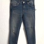 NWT Mavi Womens Adrianna Skinny Stretch Zip Ankle Jeans Size 26/27 Blue Faded Photo 0