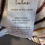 Lulus  Terry Cloth Striped Open Twist Back Oversized Flowy Cap Sleeve Top. XS Photo 6