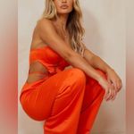 Pretty Little Thing  Strapless Jumpsuit, Size 6 Photo 2