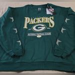 Green Bay Packers NFL Women's Rhinestone Sleeve Sweatshirt Green Size Small Photo 4