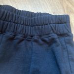 Good American  Womens Essentials Black Split Flare Cotton Sweat pants Photo 6