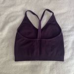 Set Active  Purple Sculptflex Workout V Neck Racerback Sport Bra Lounge S Photo 1