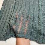 Free People Crewneck Open Knit Tunic Blouse w/ Raw Hem Size XL Boho Cottagecore Photo 5