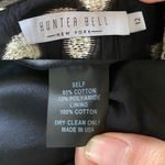 Hunter Bell  Skirt London Flounce Flared Jacquard Mini Onyx Cheetah 12 NWT Photo 2