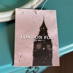 London Fog New Vegan Leather Shopper Tote with Floral Scarf Purse Fob Photo 10