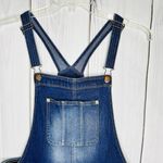 No Boundaries  Short Jeans Overalls Stretch Denim Size L (11-13) Cuffed Photo 1