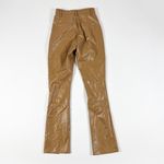 Abercrombie & Fitch Faux Vegan Leather The Skinny Ultra High Rise Pants Brown Photo 3