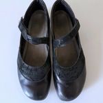Naot Black Leather Nubuck Luga Mary Janes Flats Women's Shoes Size 41 10 Photo 3