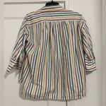 Tuckernuck  Pomander Place Rainbow Stripe Adair Boyfriend Shirt Photo 7
