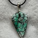 Turquoise Natural Pendant Necklace Green Photo 0