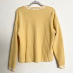 Alo Yoga  Tennis Club Sweater Knit Cardigan Warm Butter/White XS Photo 5