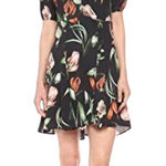 ASTR the Label Navy Floral Mini Dress Photo 0