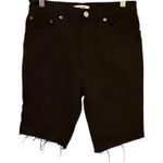 RE/DONE  Black Cutoff Denim‎ Shorts nwot Photo 0