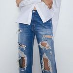 ZARA  JEANS ZW PREMIUM STRAIGHT CROPPED JEANS new Photo 4
