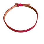PINK SNAKESKIN EMBOSSED FAUX LEATHER FASHION BELT (XS) Photo 7