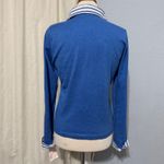 Villager by Liz Claiborne Petite Blue V Neck Sweater Knit Shirt Collar Combo M Size undefined Photo 4