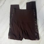 Lululemon Align Super High Rise Crop Brown Crushed Velvet size 4 Photo 3