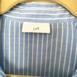 J Jill Henley Dolman Sleeve Striped Blue White Blouse Relaxed Fit Everyday Top Size undefined Photo 3
