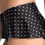 Spanx  Firty Skirted Swim Bottom ~ Black ~ 8 ~ NWT in poly bag! Photo 2