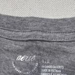 Aerie NWT Women's Gray Graphic Tee Size Medium - Fun Iconic Details Oversized Photo 3
