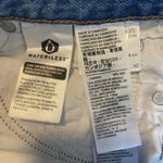 Levi's ‎ Premium Wedgie Jeans Womens Size 26 Blue Distressed 100% Cotton Button Photo 9