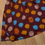 Modcloth NWOT Momentous Moxie Polkadot Flared Midi Skirt Pockets Women’s Size M Photo 4