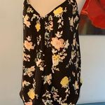 Talula  Black floral Cami Swing Tank Top Women's Size S small Photo 0