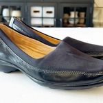 Naturalizer Justify Black Loafer Women’s Sz 7.5 Mixed Materials Leather Neoprene Photo 4