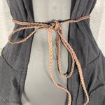 belle du jour  Black Sweater Vest with Rope Belt Photo 5