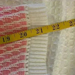 Christopher & Banks White Striped Open Knit Hooded Beach Sweater Size Large Photo 8