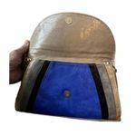 Urban Expression Urban‎ Expressions Womens Leather Chain Strap Crossbody Handbag Blue One Size Photo 1