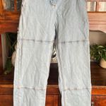 WILDFANG Essential Denim Work Pant Light Wash Cotton Spandex Relaxed Fit Blue Size XS Photo 0