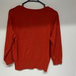 Premise Studio Premise Bold Rust color Women's Cardigan with decorative buttons Photo 4