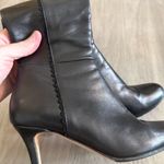 LK Bennett Leather Long Black Mini Heel Boot Size 36 Photo 3