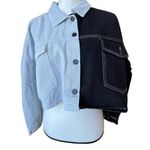 Missguided  cropped color block jacket in a size 8 Photo 0