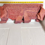 J.Crew  Sweater Women Small Pink Oversized Collar Zip Ombre Knit Coastal Coquette Photo 5