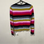 Pam & Gela  women's multistripe crew neck sweater size small petite wool Y2K Photo 8