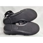 SAS Tripad Women Strappy Sandals Size 8.5 Semi Wedge pumps Heels Patent Leather Black Photo 6