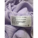 Wild Fable Long Sleeve Lace-Up Cozy Knit Blouse Purple Women's Small NWT Photo 7