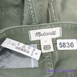 Madewell NEW  Relaxed Military Shorts, size 25‎ Photo 11